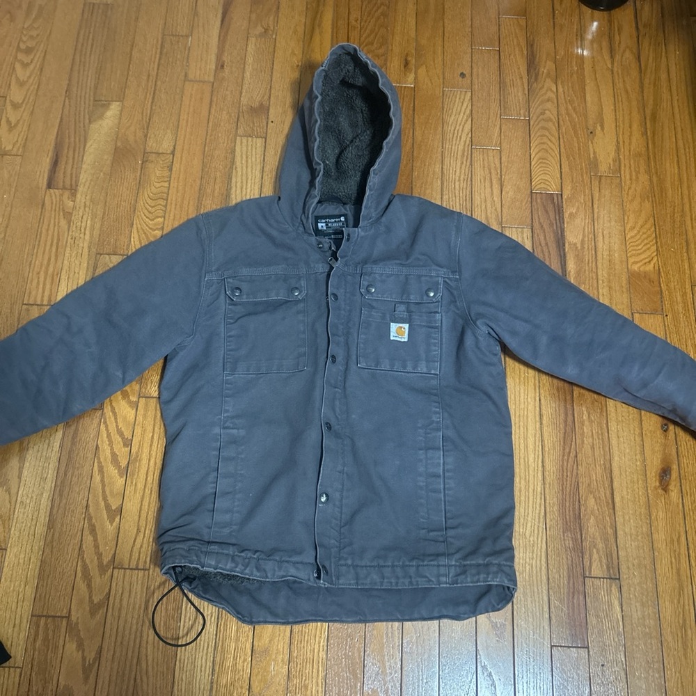 Carhartt Charcoal Hooded Jacket
